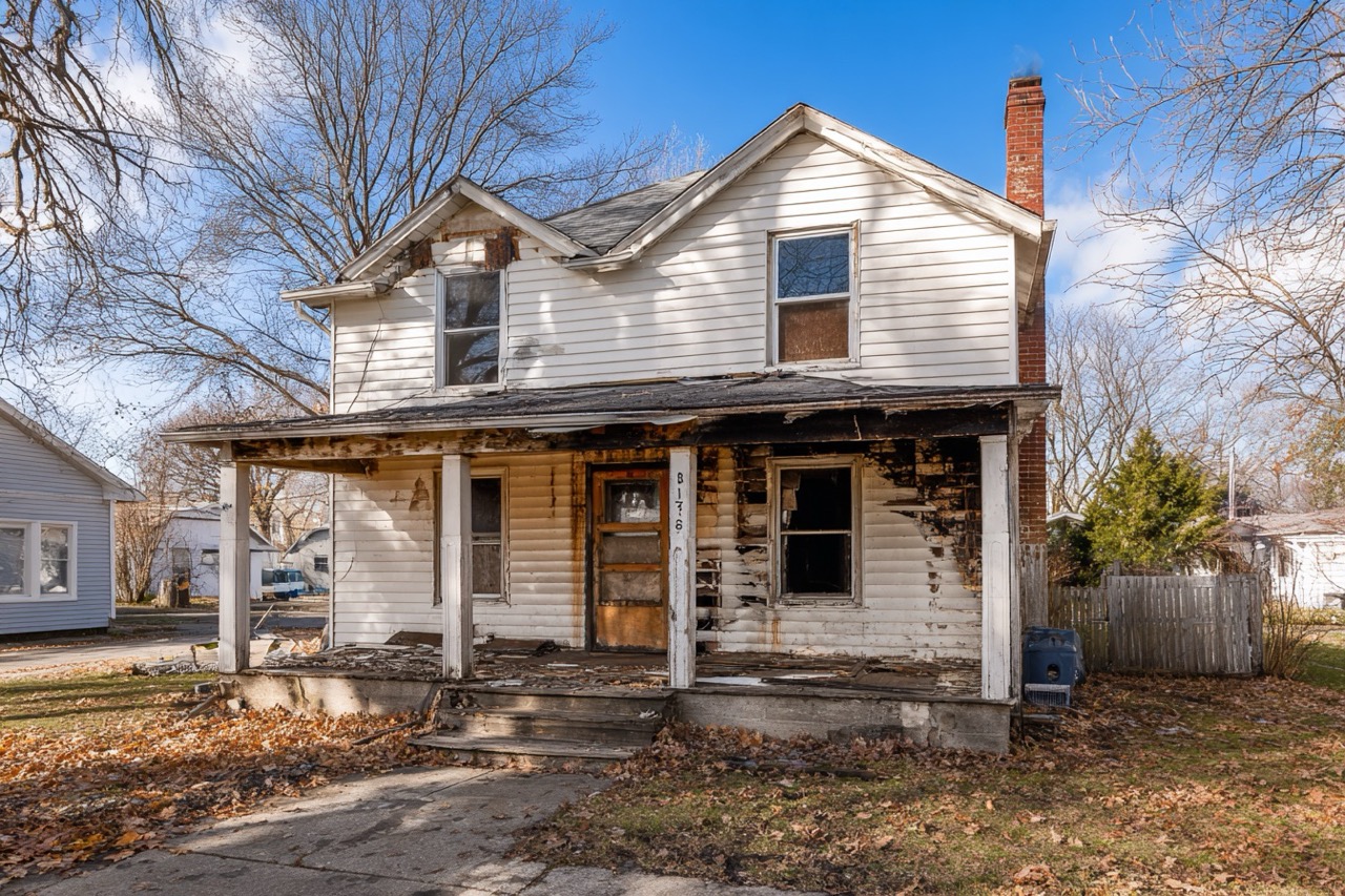 fire damage house indianapolis indiana renovation needed
