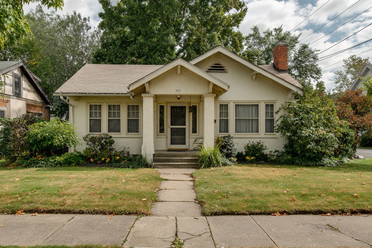 inherited home indianapolis in residential street